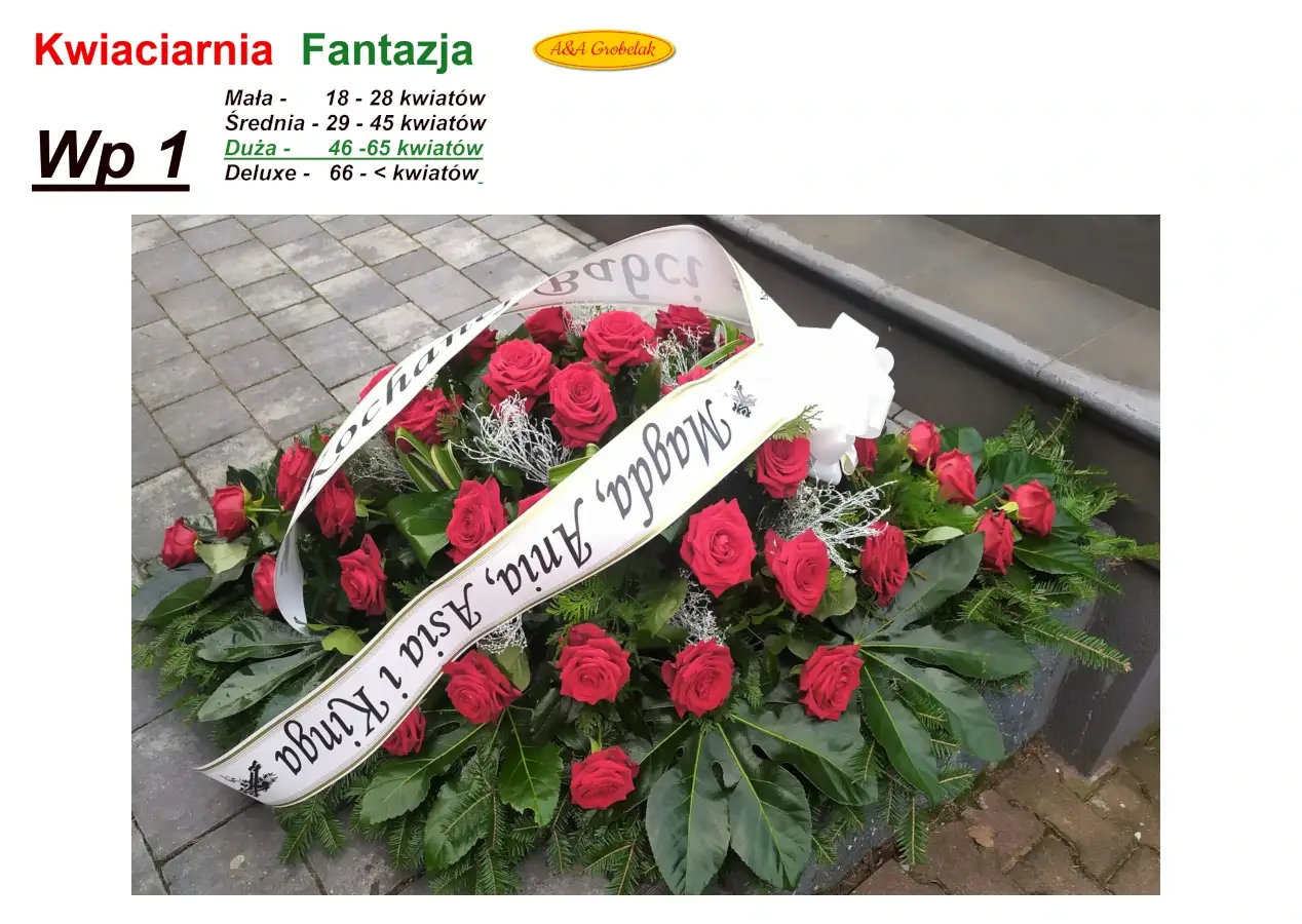 Wiązanka pogrzebowa WP-1